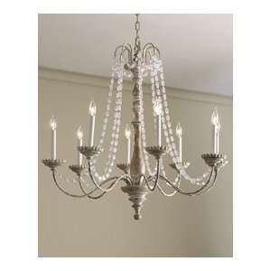 Visual Comfort CHC1548BW SG Chart House 8 Light Flanders Chandelier in 