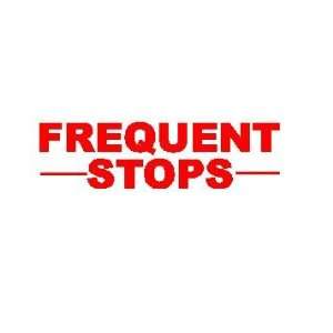  4 X 18 FREQUENT STOPS Magnetic sign