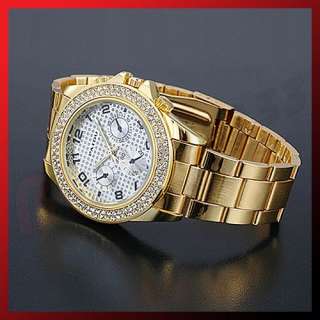 Brand new Golden Tone12Hrs Womens Quartz Wrist Watch B  