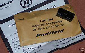 Redfield Front Base #729610 for Big Bore Target Scope  
