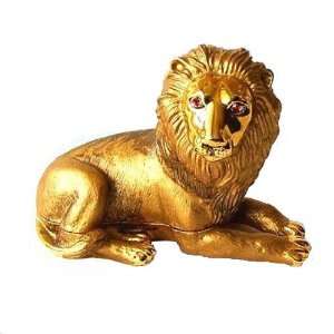  Leo the Lion King Box Swarovski Crystals 24K Gold Jewelry 