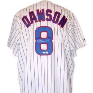  Andre Dawson Chicago Cubs Autographed Home White Jersey 