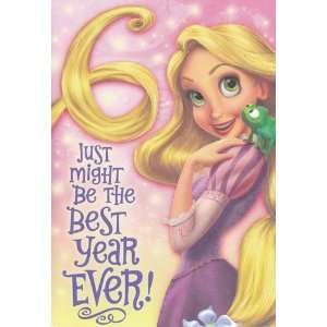   Card Birthday Tangled 6th Birthday Just might be the best year ever