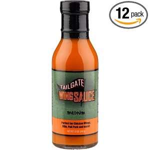 Tailgate Medium Tailgate Wing Sauce, 12 Ounce Glass Bottles (Pack of 