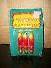 Vintage 1 Package of NOS Timco Flame Bulbs Christmas Li