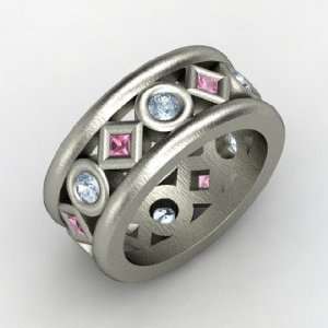  Tigranes The Great Ring, Sterling Silver Ring with Pink 