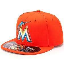 New Era Miami Marlins Road Hat On Field 59FIFTY CAP All Sizes 6 7 