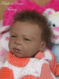 FEUILLE DE CERISE NURSERY   AA ethnic biracial baby reborn girl 