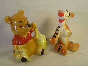 Porcelain Disney Winnie the Pooh and Tigger Figurines C   23  