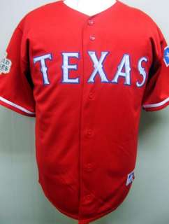 Texas Rangers #32 Josh Hamilton Alt Red W/S & Team Patch Jersey  
