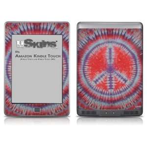   Kindle Touch Skin   Tie Dye Peace Sign 105 by uSkins 