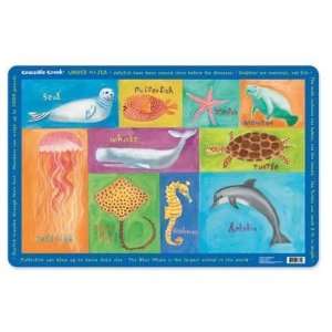  Crocodile Creek Sea Animals Placemat Toys & Games
