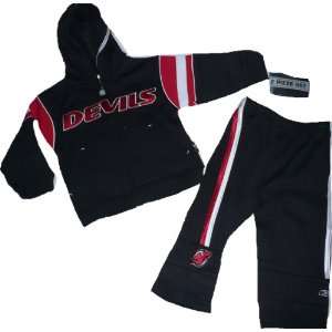 New Jersey Devils Infant Baby 2pc 12 Months Hooded Sweatshirt & Pants 
