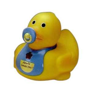  Pacifier duck with bib. Baby