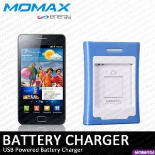 Momax USB Powered Slim Smart Battery Charger Galaxy S2 SII i9100 