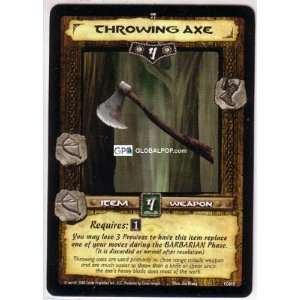    Conan CCG #019 Throwing Axe Single Card 1C019 Toys & Games