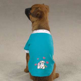   Onesie DOG PJS Pajama TC teacup tiny puppy cotton night shirt  