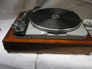 thorens td124 mk2 turntable with sme 3009 tonearm.in plinth  