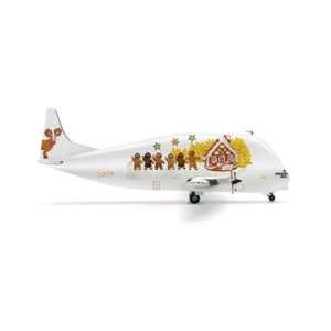   Herpa Wings Christmas B377SGT Super Guppy Model Airplane Toys & Games
