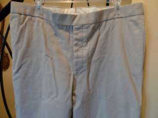 THOM BROWNE Khaki Pants Trouser Cotton Twill sz 4 NWT  