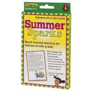  Edupress Ep 3695 Summersparks Cards Between Gr 4 5 Toys 