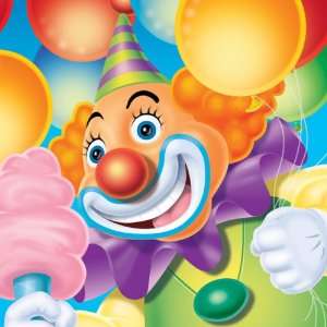  Big Top Circus Birthday Beverage Napkins Toys & Games