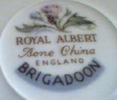 Royal Albert Brigadoon Thistles Cup & Saucer Bone China  