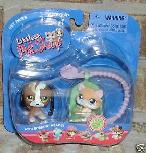 Littlest Pet Shop BEAGLE #113 KITTEN w/swing #114 2006  