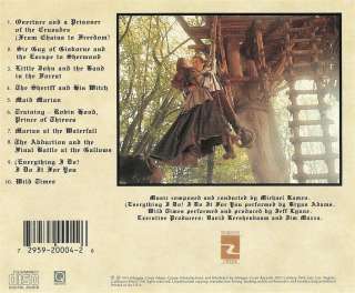 Robin Hood Prince of Thieves   Original Motion Picture Soundtrack   CD 