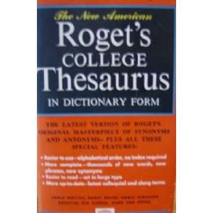 Rogets College Thesaurus 