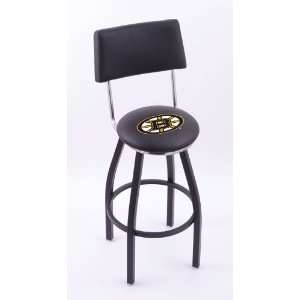  Boston Bruins 25 Single ring swivel bar stool with Black 