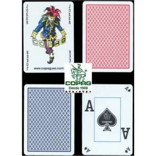 COPAG Plastic Playing Cards, Poker PEEK Index, BL & R  