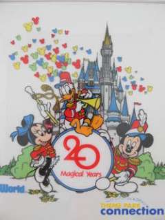 Disney Walt Disney World 20 Magical Years Limited Edition Framed 