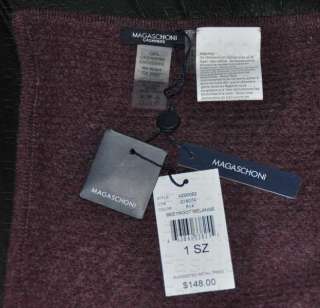 Magaschoni Cashmere Beetroot Shawl Scarf Wrap  