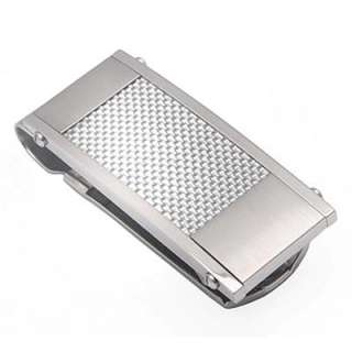 BEAUTIFUL Mens Stainless Steel Money Clip Silver NEW  