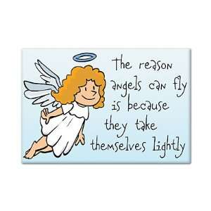  The Reason Angels Can Fly Fridge Magnet Everything 