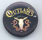 The Outlaws 1982 Pinback Button Pin Badge near MINT