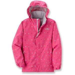 The North Face Girls Rain Jacket Petticoat Pink NWT  