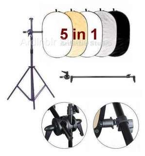 43 x 66 5 in 1 Photography Reflector Arm Stand Kit  