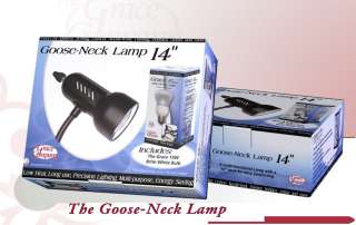 The Grace Goose Neck Lamp and Bulb Combo