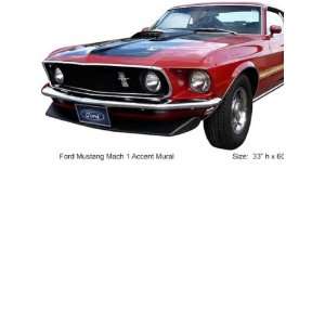 Wallpaper 4Walls Who Let the Kids Out 1969 Ford Mustang Mach 1 Accent 