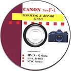 CANON F 1   Factory Master Servicing & Repair Video on DVD