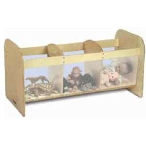   Brothers Toy Storage Box Stationary Dividers, Birch/Clear Acrylic