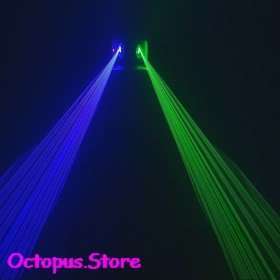 Lens Green+Blue 450nm Laser Stage Disco Lighting DJ Party Show Light 