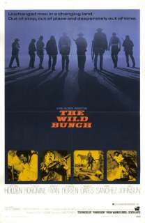 The Wild Bunch 1971 US Original 1 Sheet Movie Poster NM  