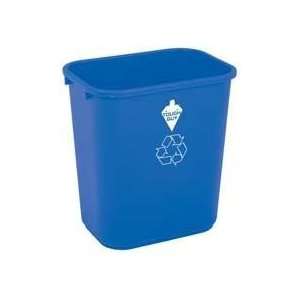    Tough Guy 41 Quart Blue Recycling Bin Waste Basket