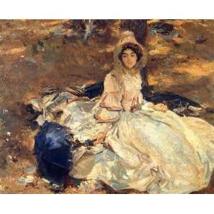   John Singer Sargent   24 x 20 inches   The Pink Dress