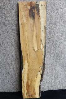   Figured Spalted Maple Live Edge Bench Craftwood Lumber Slab 655  