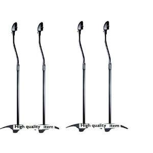  High Quality Black Speaker Stands Set of 4 Everything 