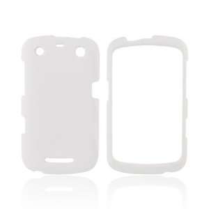   White Rubberized Hard Plastic Case For Blackberry Curve 9360 Apollo